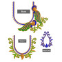 New Blouse Embroidery Design 18258