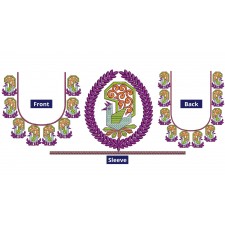 Peacock Embroidery Designs For Blouse Peacock Embroidery Designs For Blouse