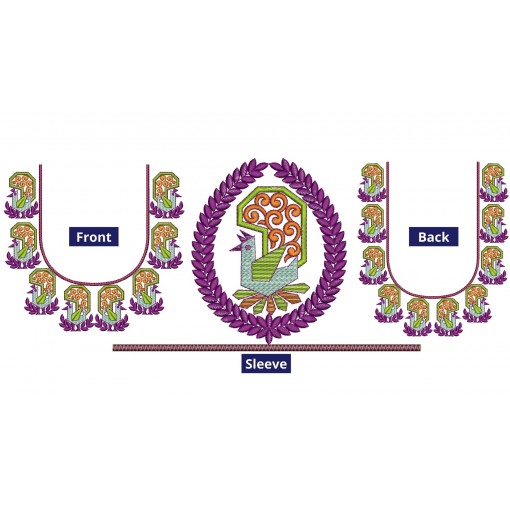 Peacock Embroidery Designs For Blouse Peacock Embroidery Designs For Blouse