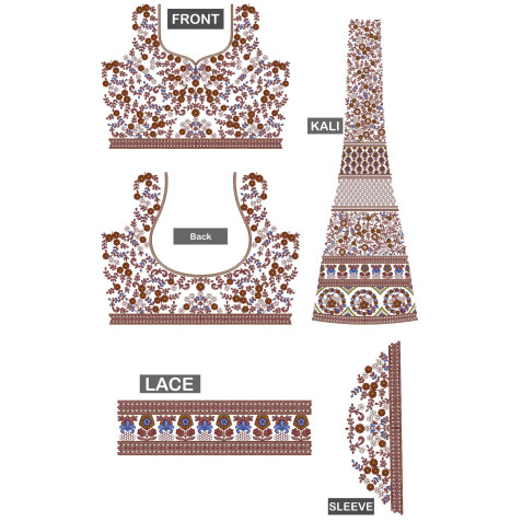 Shout Out Mega Glamour Choli Embroidery Design 24653