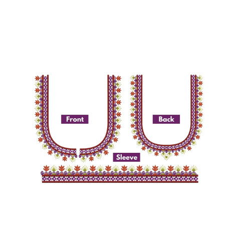 Simple Embroidery Designs Blouse 26365