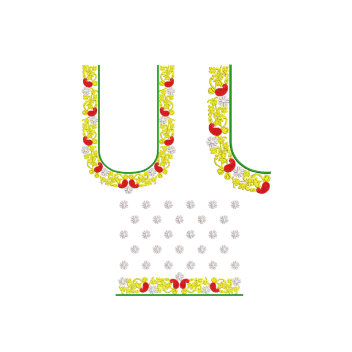 Vibrant Paisley Vine Blouse Embroidery Design