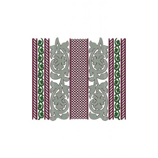 Lace Embroidery Design 12697
