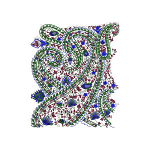 Heavy Embroidery Big Border Design 14123