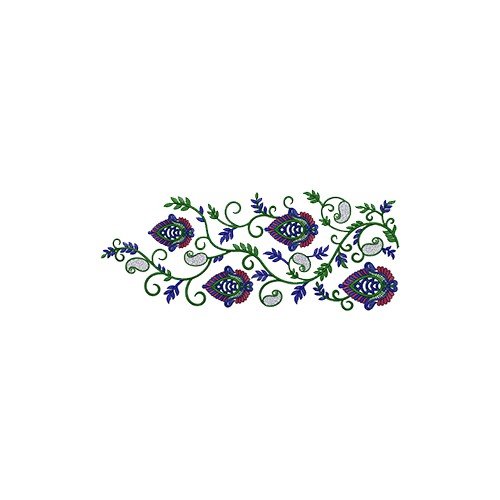 Wedding Saree Border Embroidery Design 14129