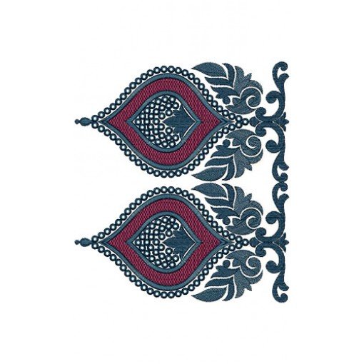 Lace Border Embroidery Design 14487