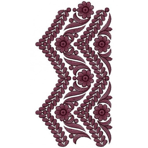 Awesome Border Embroidery Design 14493