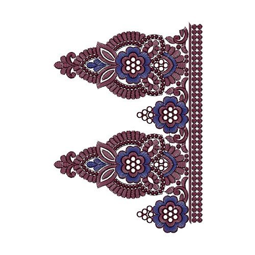 Border Lace Embroidery Design 14499
