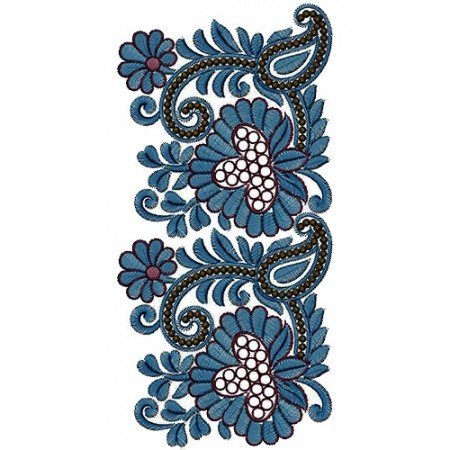 Fancy Border Embroidery Design 14501