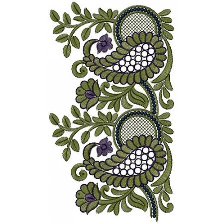 Saree Border Embroidery Design 14503