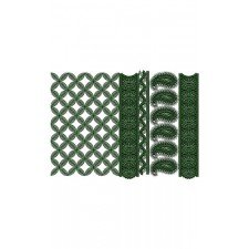 Awesome Embroidery Border Design 14512