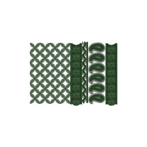Awesome Embroidery Border Design 14512
