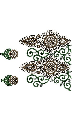 Arabic mehndi design/drawing art/project and file cover decoration/easy art  and crafts/ - YouTube