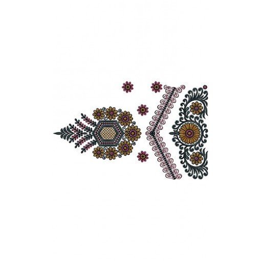 Border Embroidery Designs For Suits 14597