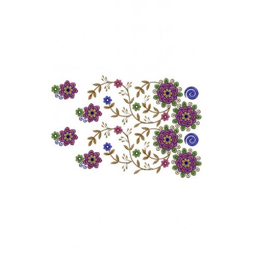 Fancy Big Border Embroidery Design 14603