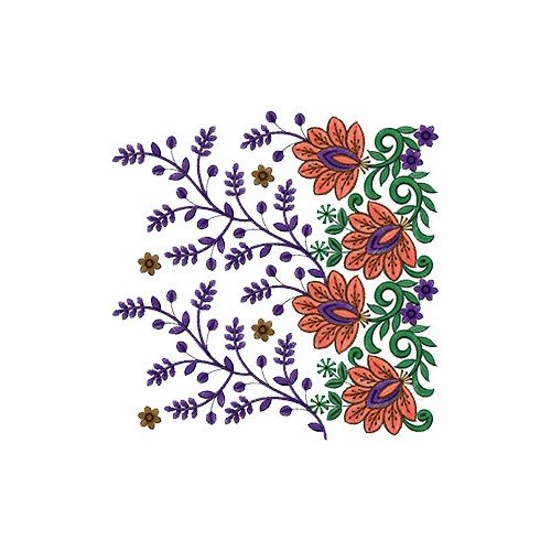 Border Embroidery Design 14605