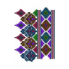 Kolkata Latest Saree Border Embroidery Design 14695