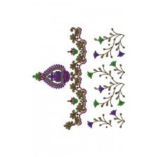 Decorative Artistic Lace Embroidery Design 14703
