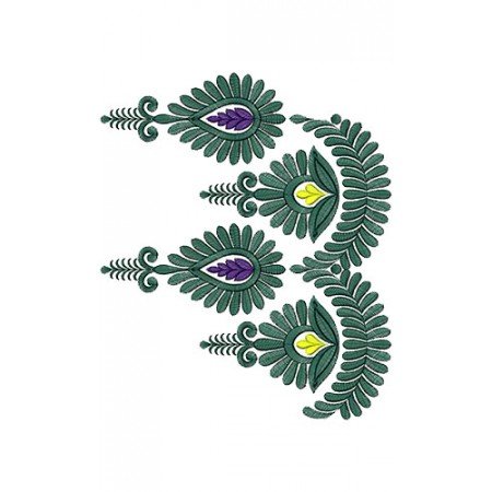 Designer Border Embroidery Design 14886 Designer Border Embroidery Design 14886