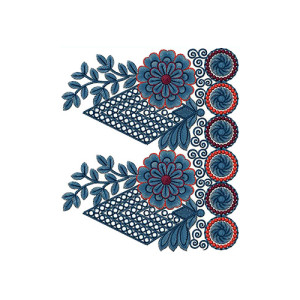 Perfect Wedding Clothing Border Design 14887