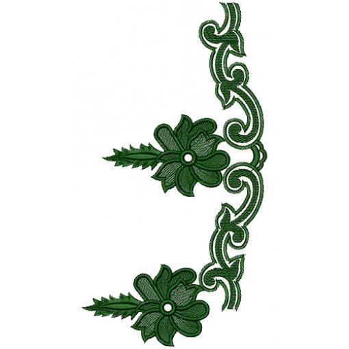 Embroidery Ideas Border Design 15136