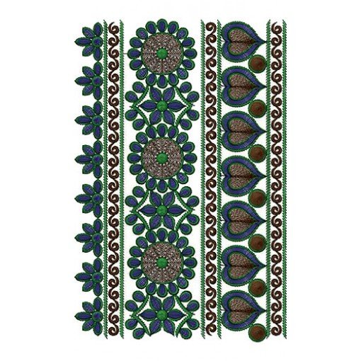 Embroidery Patterns For Big Border 15137