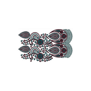 An Exclusive border Embroidery Design 15140
