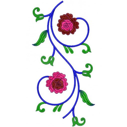 Party Wear Embroidery Border Design 15403
