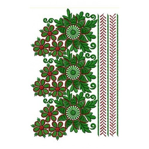 Border Embroidery Design 15406