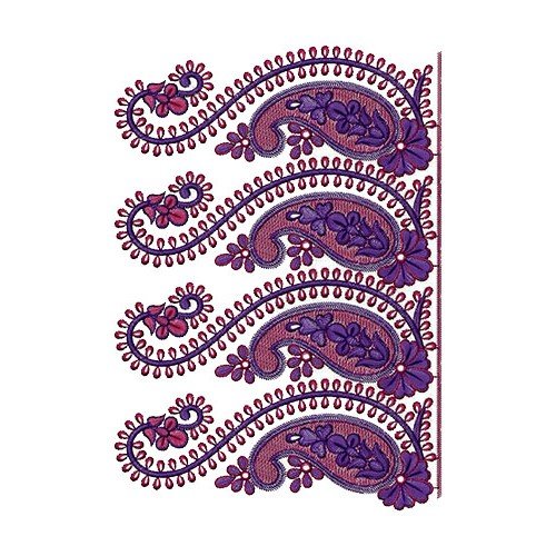 Paisley Machine Embroidery Designs 15427