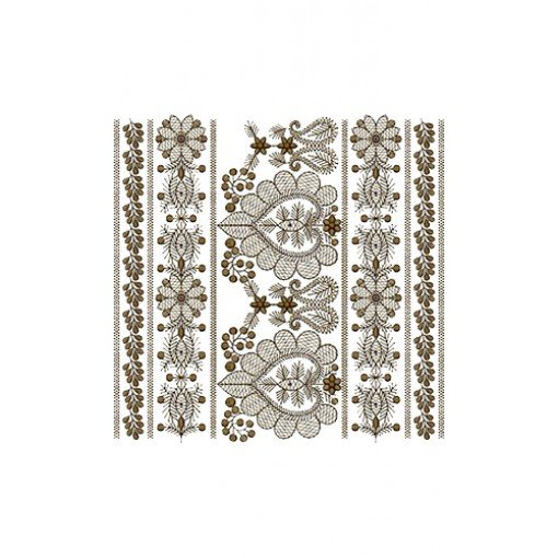 Embroidery Design For Attractive Border 15592