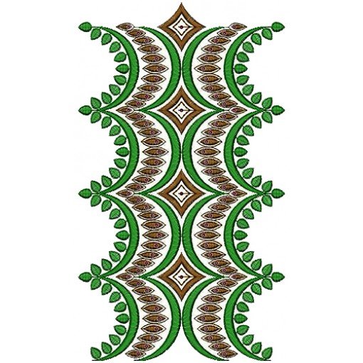 Traditional Stylish Sequins Border Design 15598