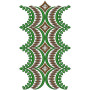 Traditional Stylish Sequins Border Design 15598