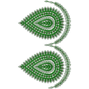 simple saree border designs for embroidery 15600