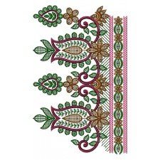 Superb Embroidery Design Border 15606