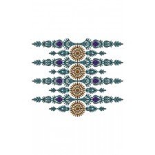 Latest Fashion Border Embroidery Design 15607