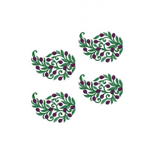 Traditional Computer Embroidery Design For Border 15610