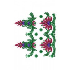 Fancy Floral Border Design 16261