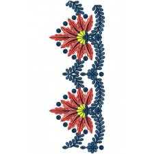 Crusia Border Embroidery Design 16267