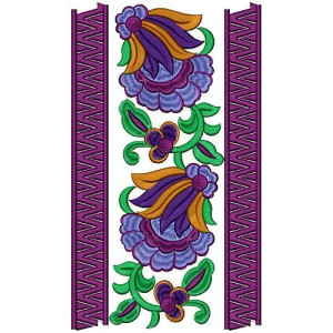 African Kaftan Border Embroidery Design 16436