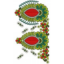 Designer Border Embroidery Design 16438