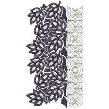 Popular Digitizing Border Embroidery Design 16446