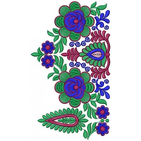 Very Demanded Border Embroidery Design 16447
