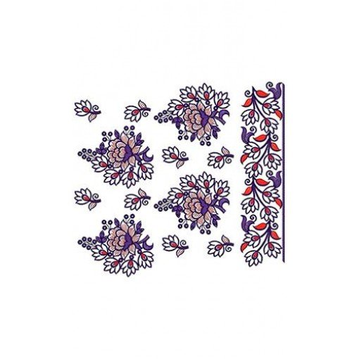 Floral Embroidery Lace Design 16516
