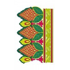 Floral Border Embroidery Designs 16556