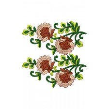 Unique Border Embroidery Design 16607