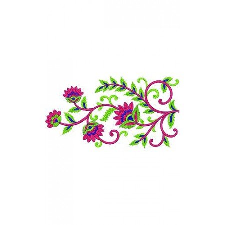 Malaysia Saree Border Embroidery Design 16612