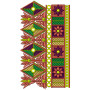 Wedding Wear Border Design 16770