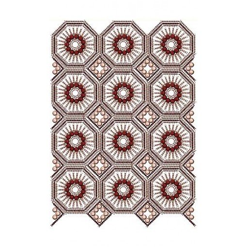 Fabric Cutouts African Chemical Lace Design 17057