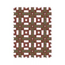 Vintage Crafts Border Embroidery Design 17060